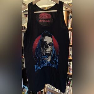 Pallbearer Press - Faces Of Death XS Unisex Tanktop Horror Cult Shockumentary